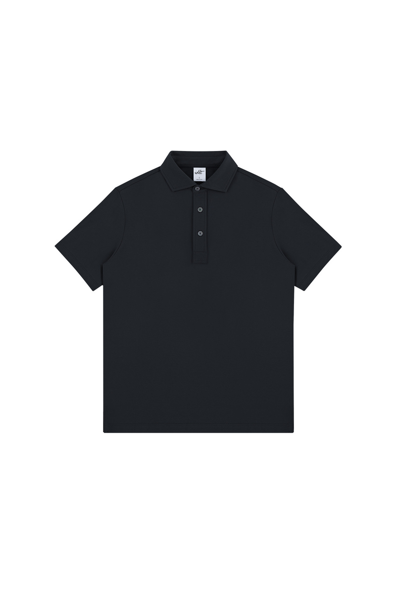 Silk Linen Polo Shirt