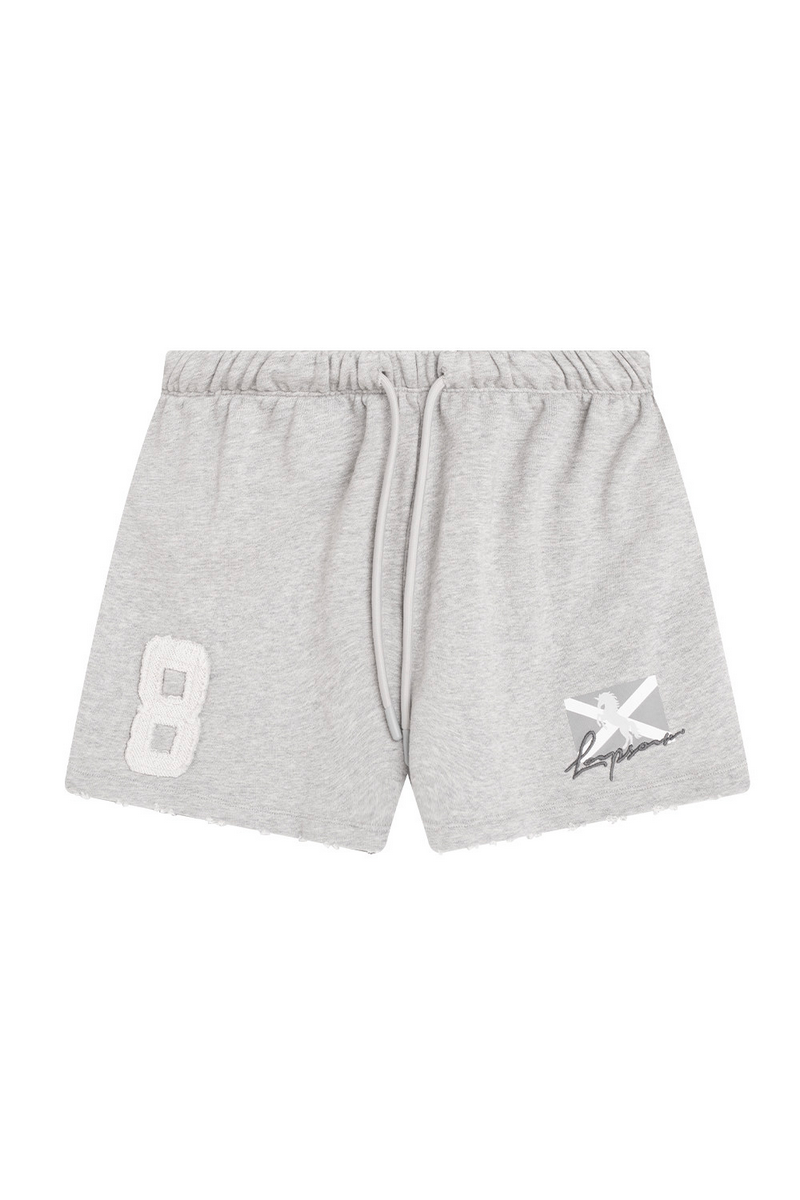 Embroidered Patch Shorts