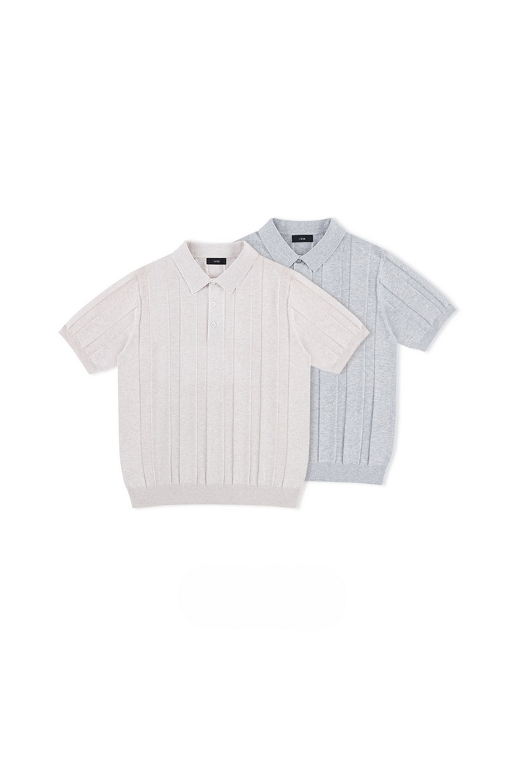 Linen Blend Polo Shirt — IDLT