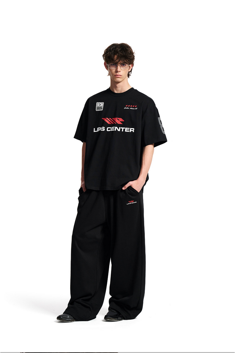 Racing Contrast Graphic Tee