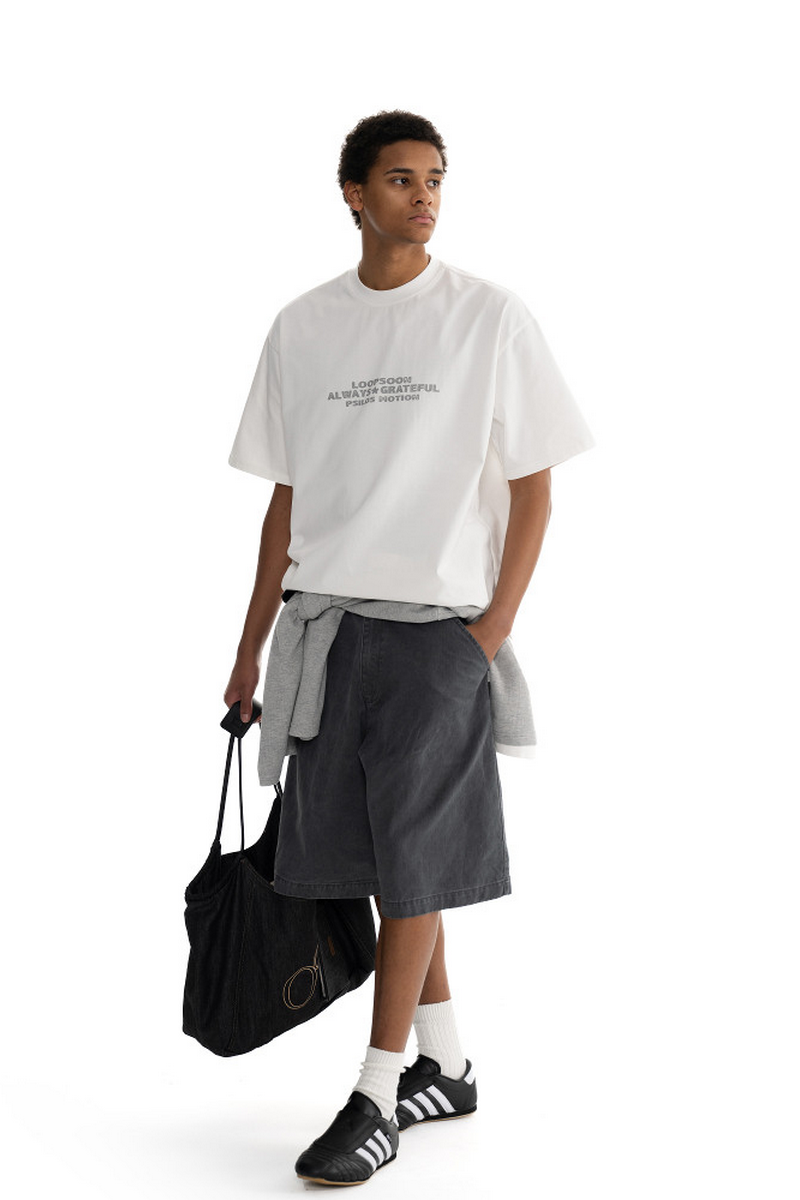 Letter Print Oversized T-Shirt