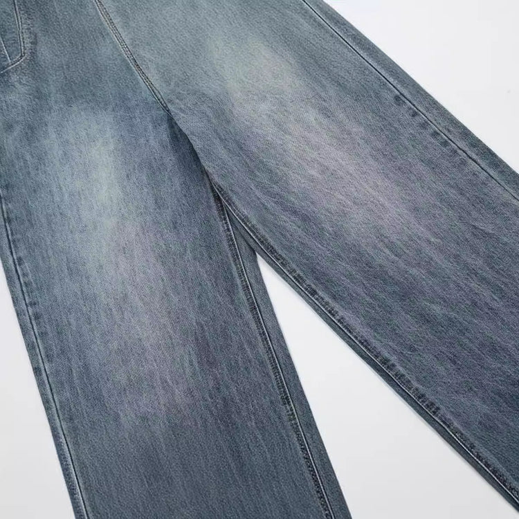 Vintage High Street Straight Jeans — Trenqor Basics — view 4