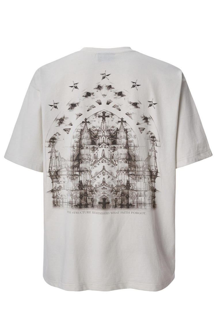 Gothic Church T-Shirt — F2CE — view 5
