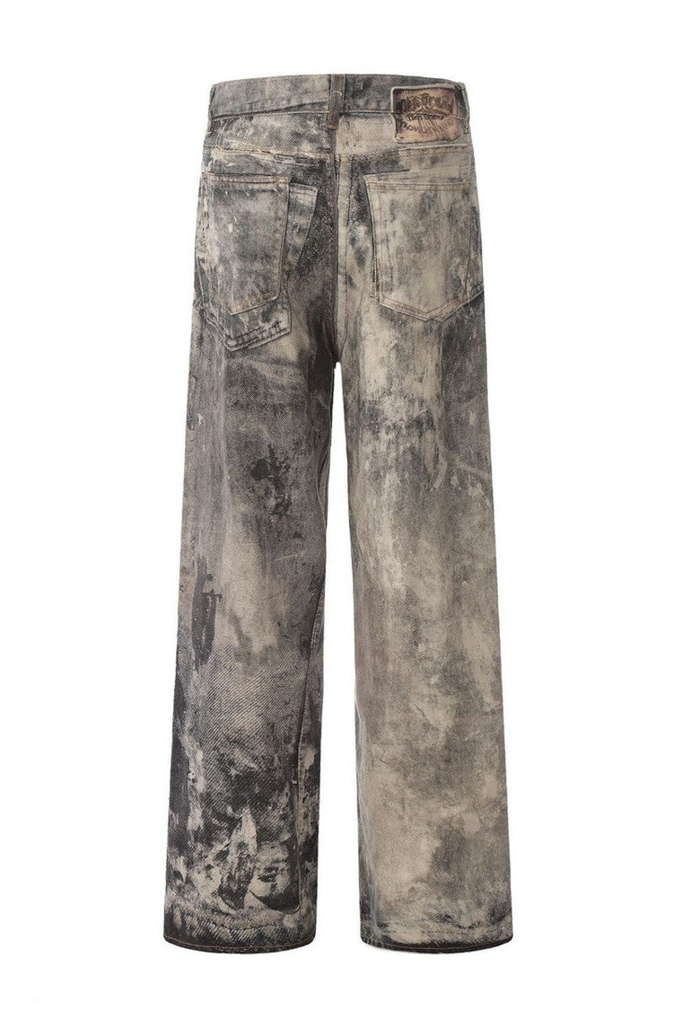Low Waist Camo Jeans — Trenqor Basics — view 10