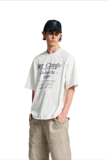 Frayed Letter Graphic Tee