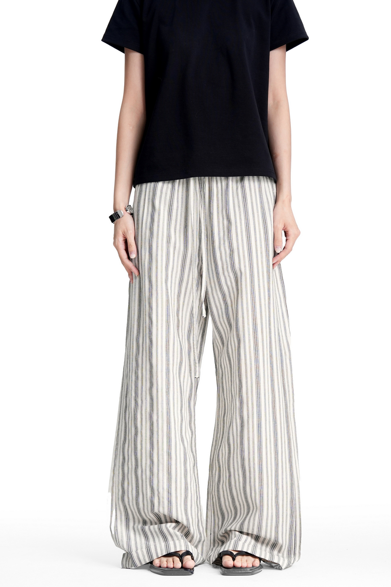Striped Relaxed Casual Pants