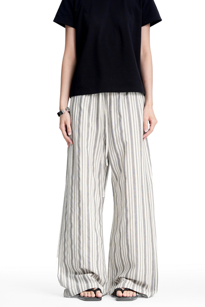 Striped Relaxed Casual Pants