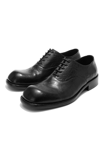 Washed Leather Derby Shoes