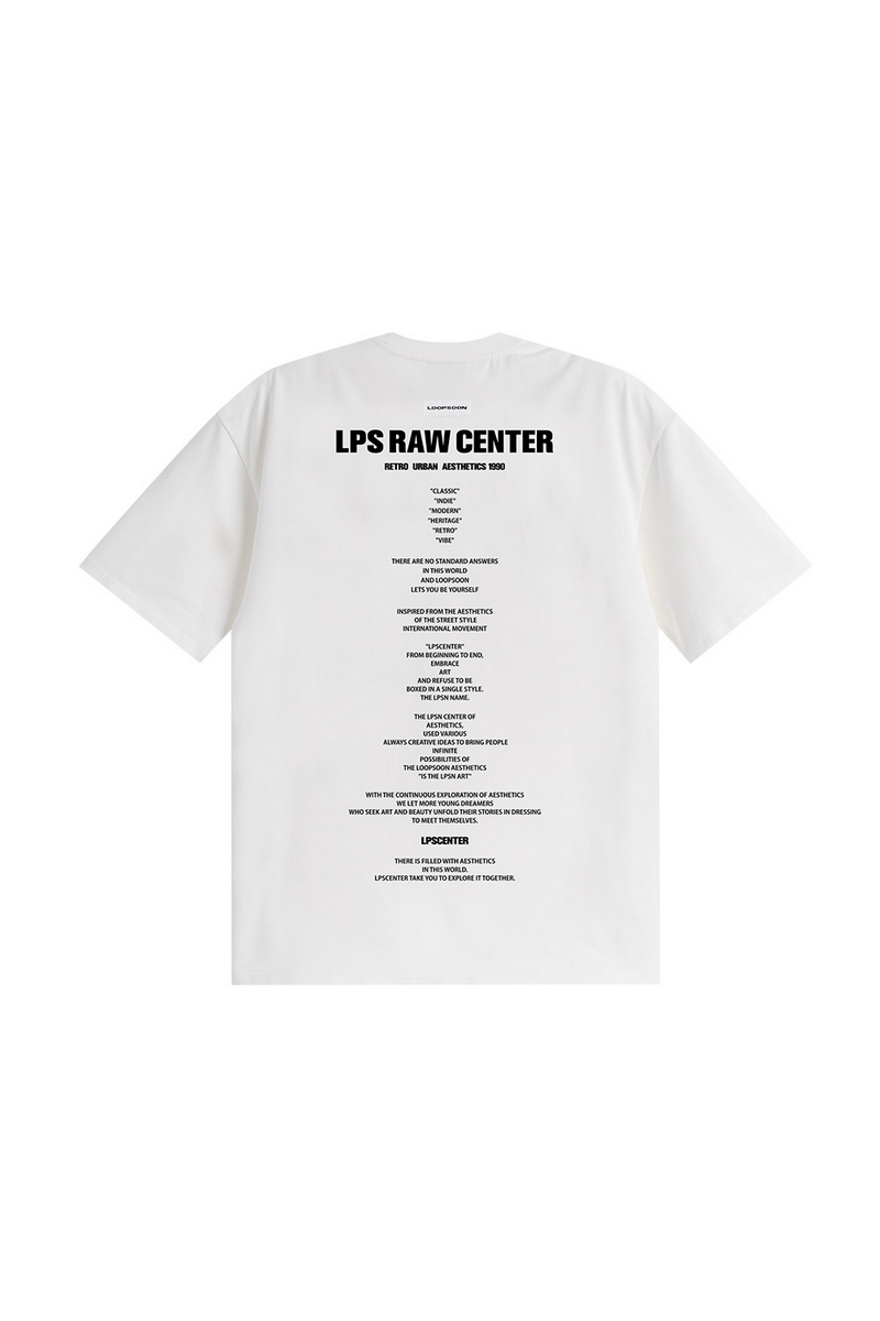 Full Back Letter T-Shirt
