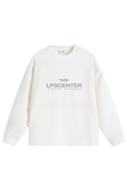 Split Print Long Sleeve Tee