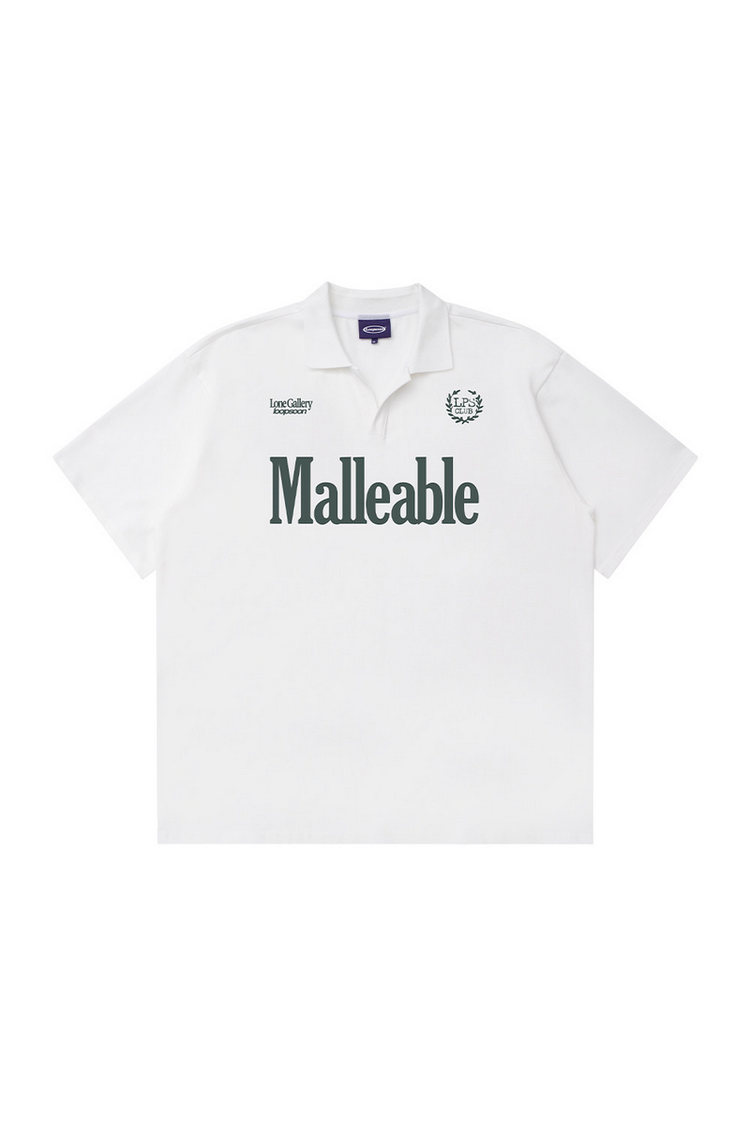Polo Collar Jersey T-Shirt — Loopsoon — view 4