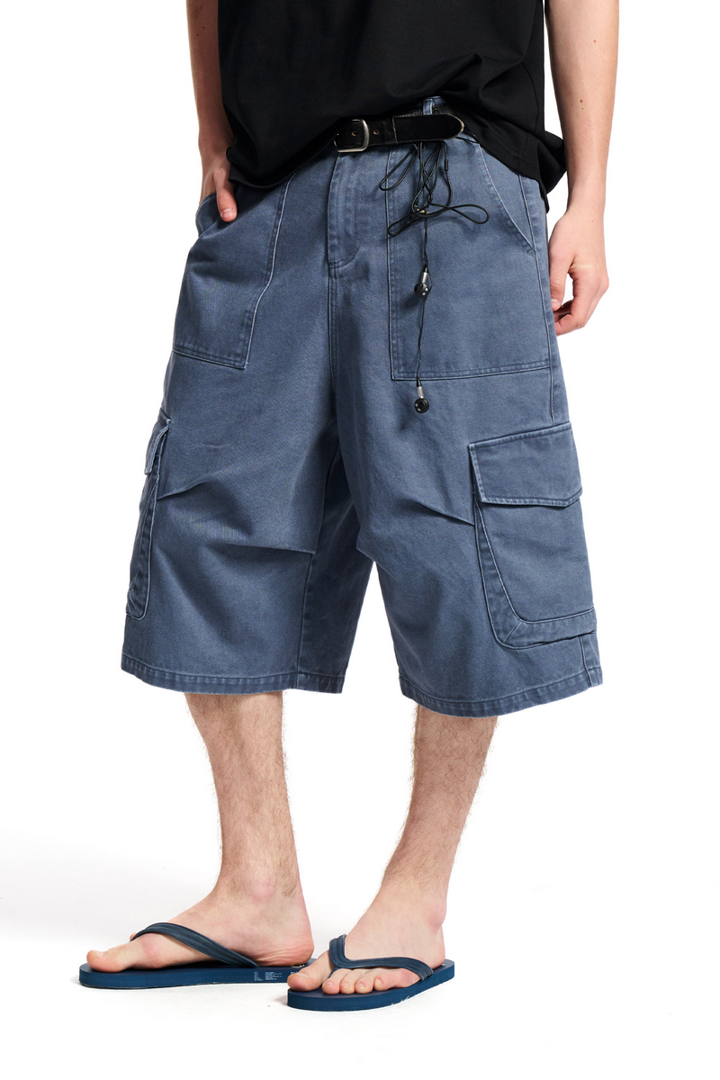 Wide Leg Cargo Capris