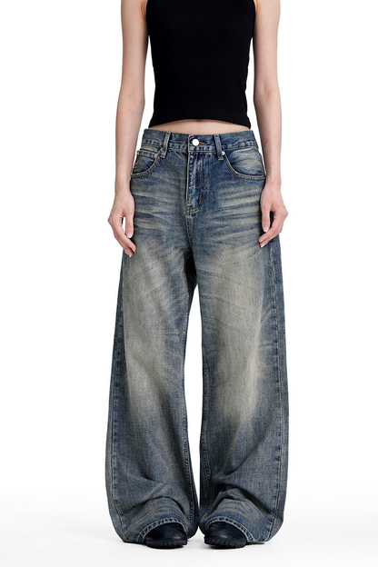 Whisker Washed Jeans