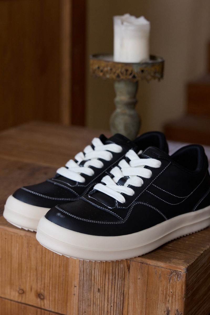 Minimal Leather Sneakers