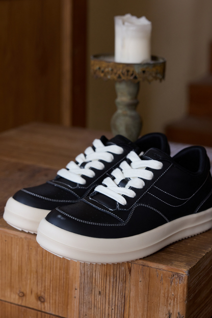 Minimal Leather Sneakers
