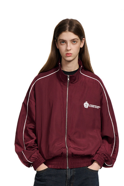 Badge Print Track Jacket