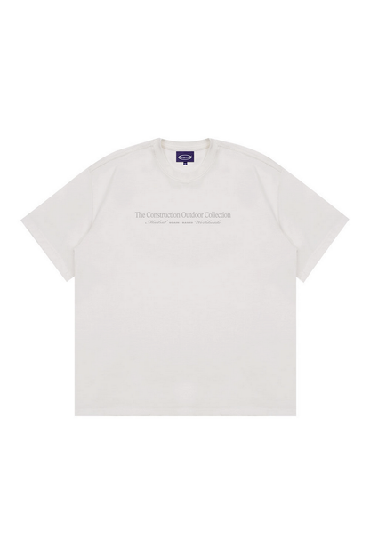 Multi Line Print T-Shirt