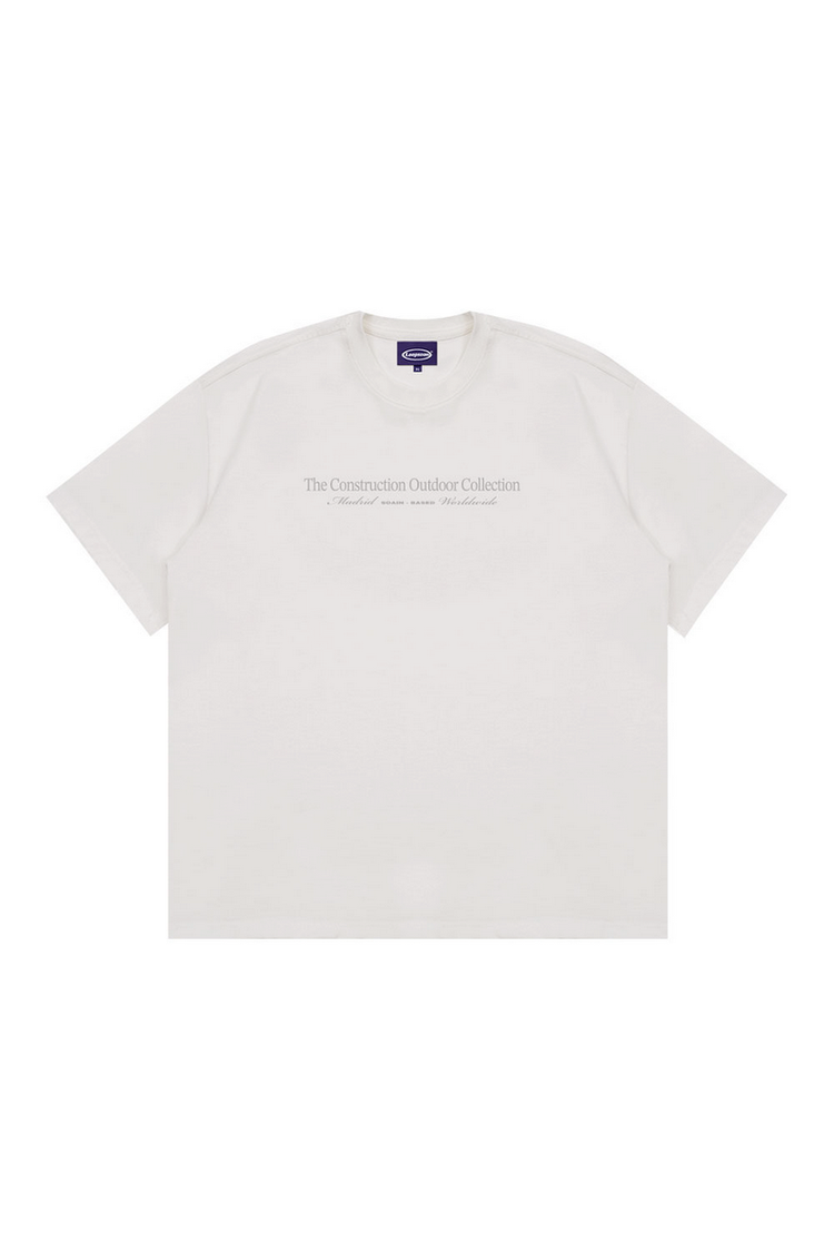 Multi Line Print T-Shirt — Loopsoon — view 5