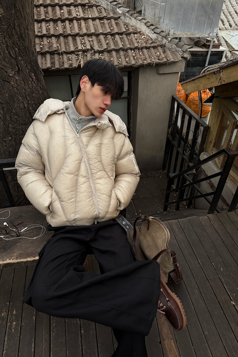 Hooded Down Puffer Jacket