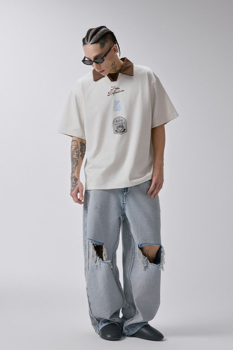 Collegiate Badge Polo — F2CE — view 3