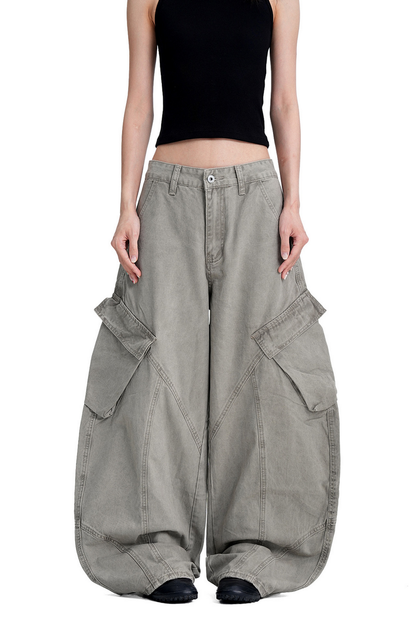 Oversized Pocket Cargo Pants