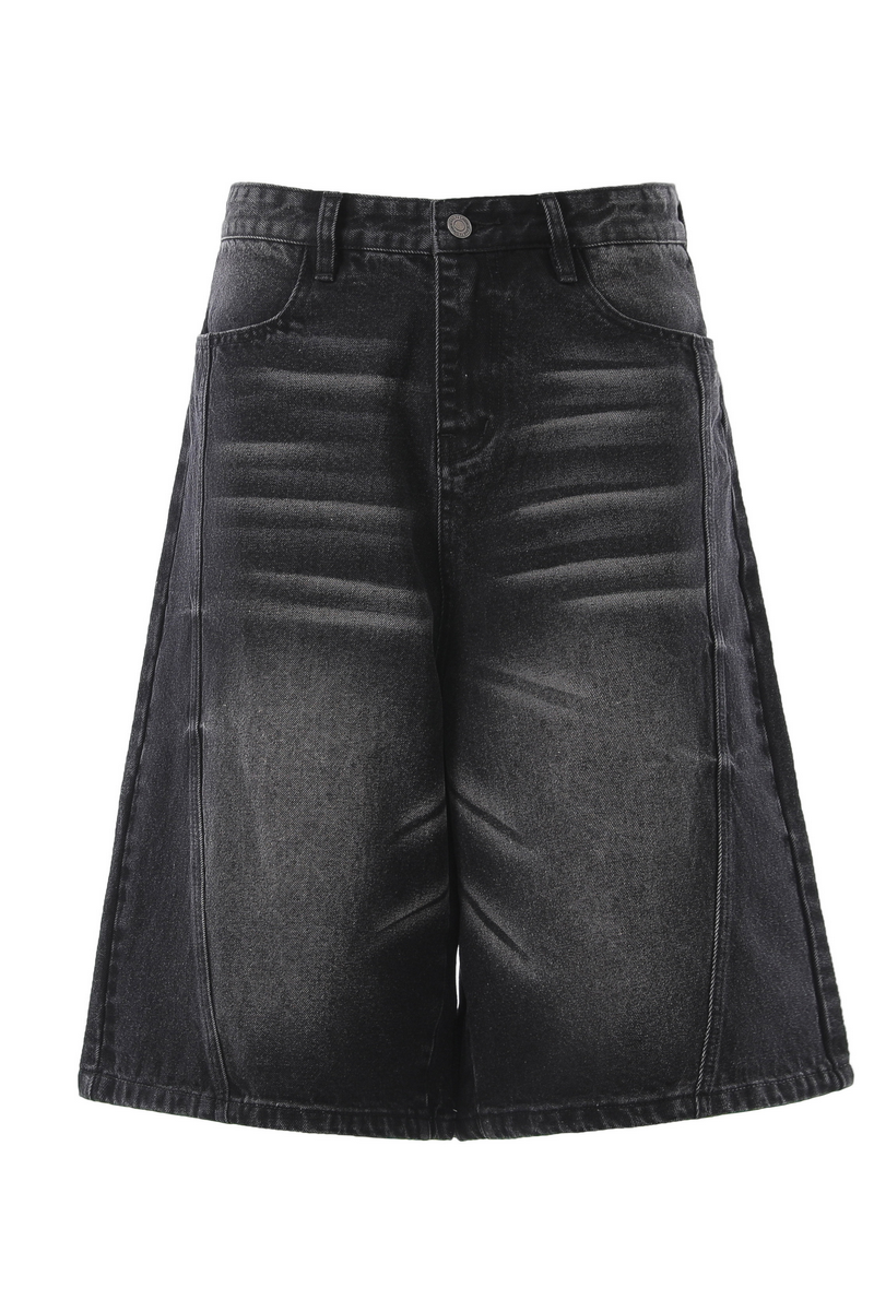 Clean Fit Denim Shorts