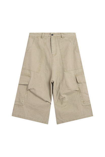 Wide Leg Cargo Capris