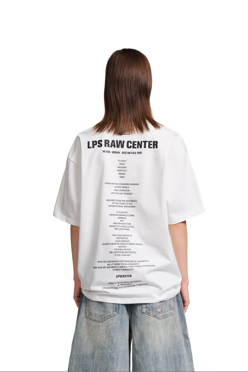 Full Back Letter T-Shirt