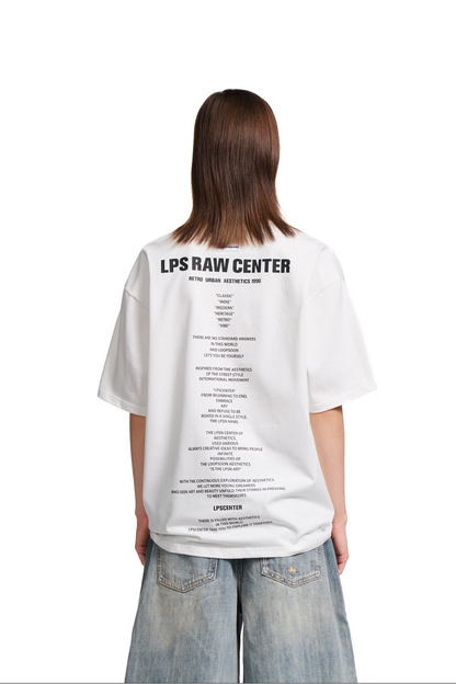 Full Back Letter T-Shirt
