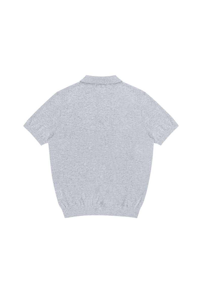 Linen Knit Polo Shirt