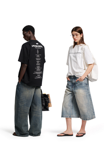 Full Back Letter T-Shirt