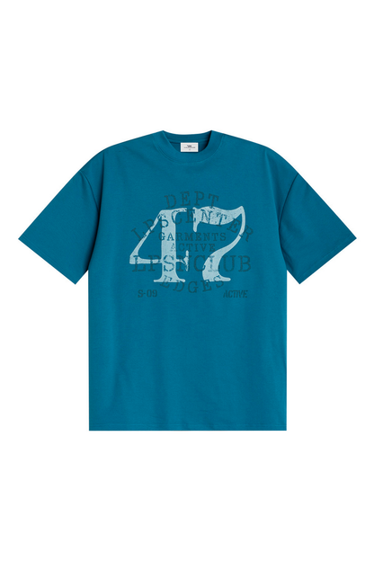 Distressed Number Graphic Tee