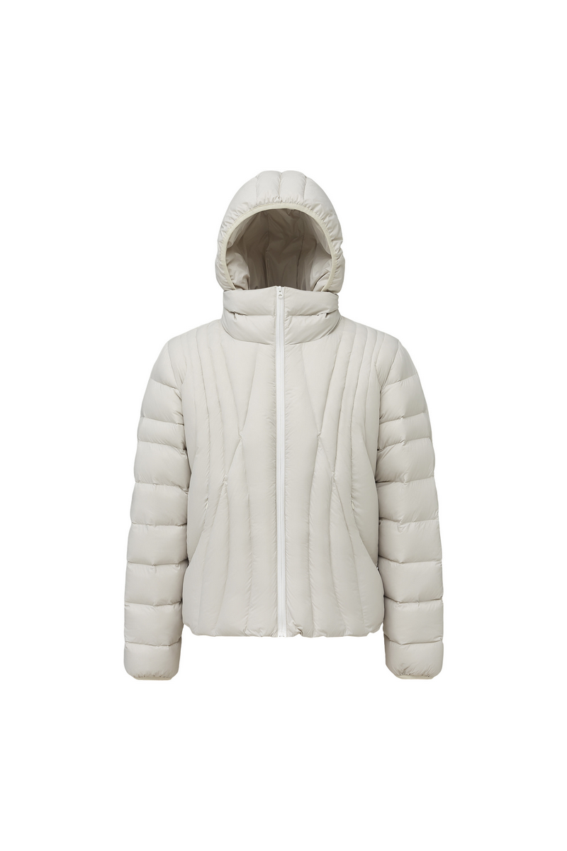Curved Quilt Down Jacket