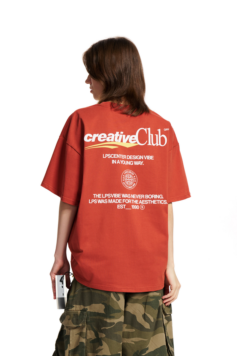 Vintage Contrast Graphic Tee