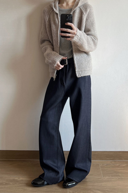 Bootcut Raw Jeans