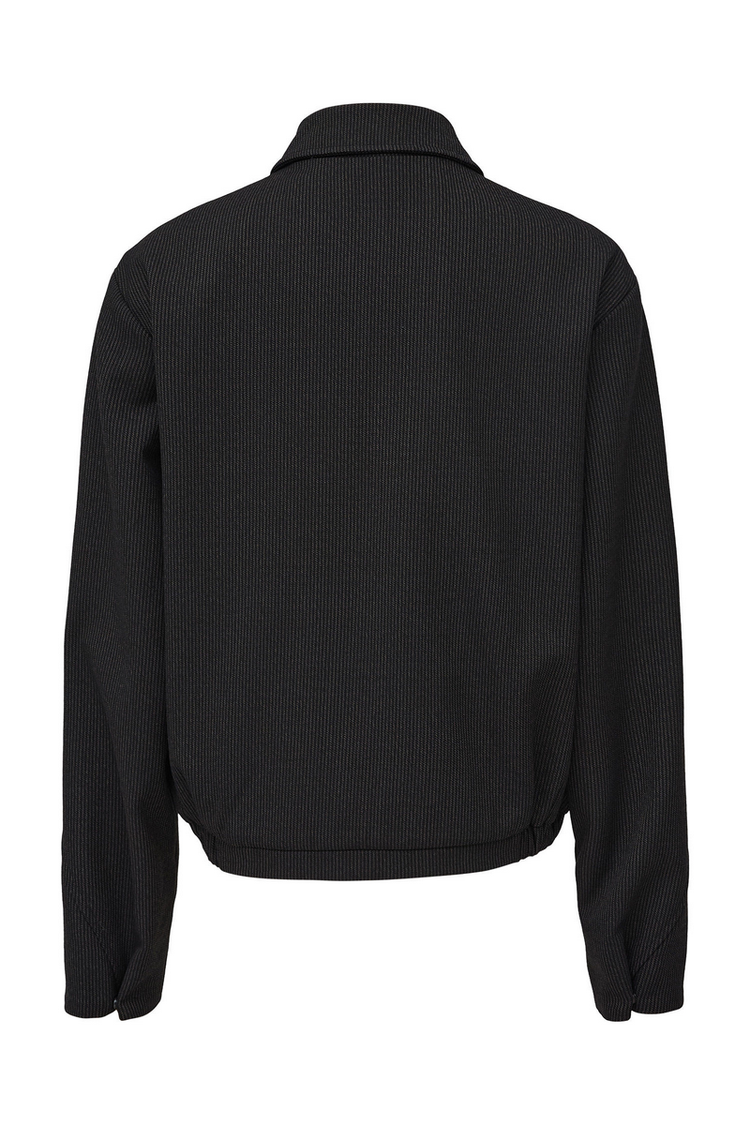 Striped Wool Blazer Jacket — Taichiism — view 4