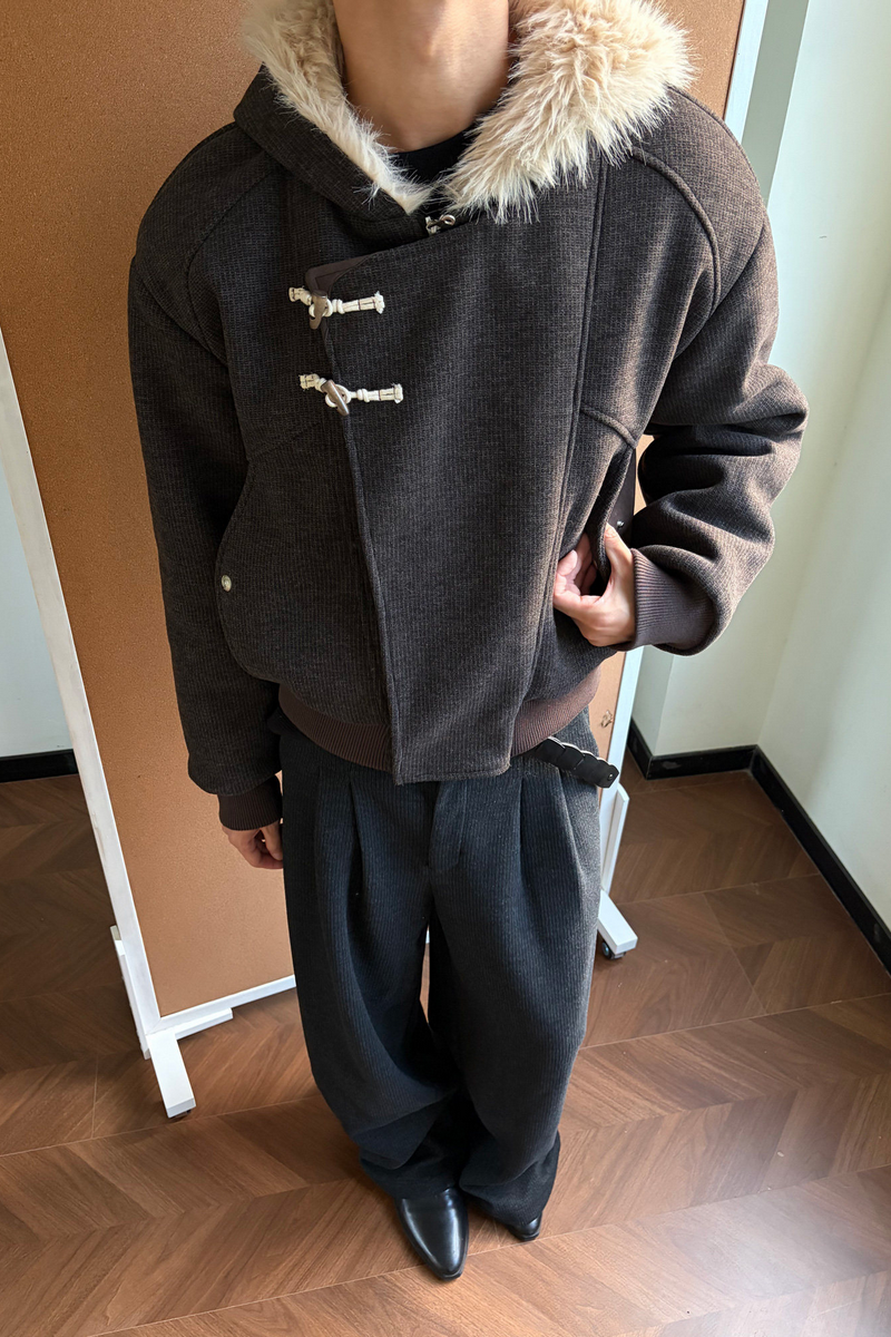 Horn Toggle Wool Coat