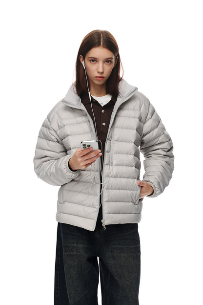 Quilted Down Puffer Jacket