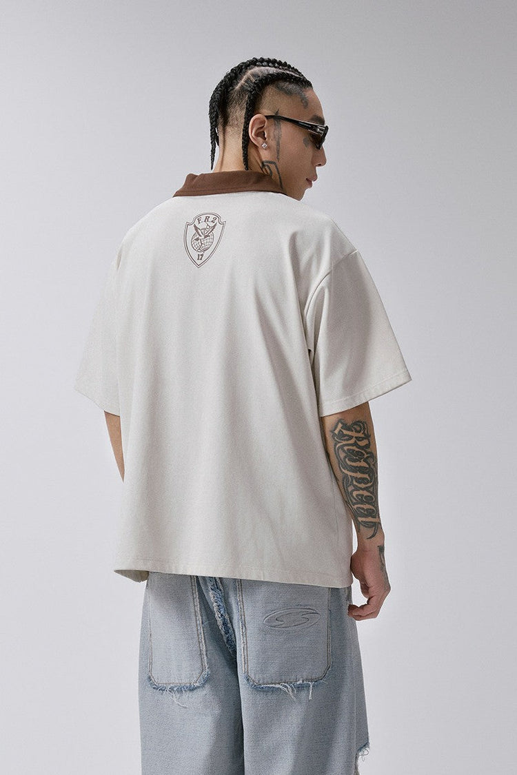 Collegiate Badge Polo — F2CE — view 2