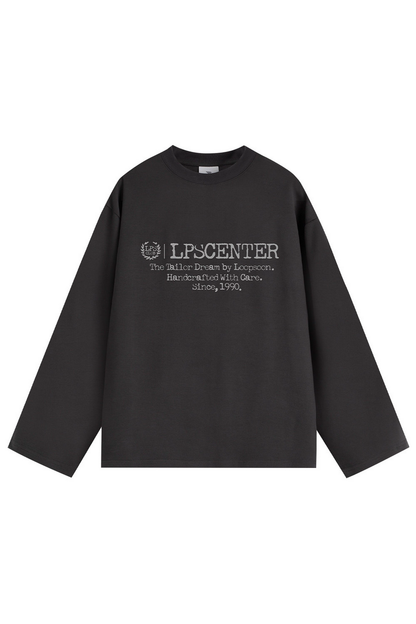 Contrast Print Long Sleeve Tee