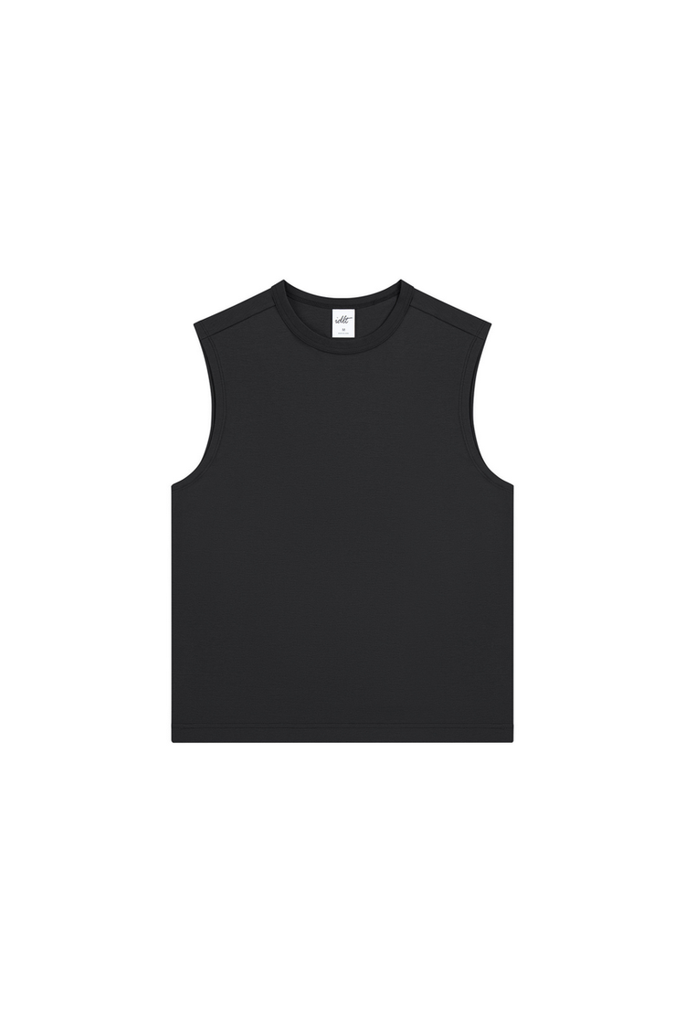 Loose Cotton Tank Top — IDLT — view 4