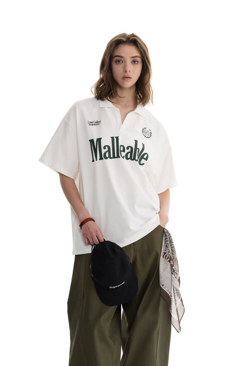 Polo Collar Jersey T-Shirt