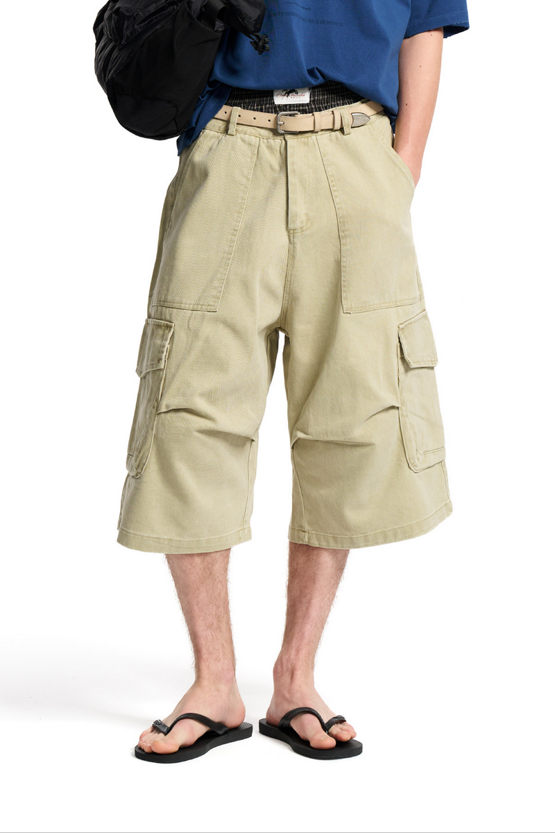 Wide Leg Cargo Capris