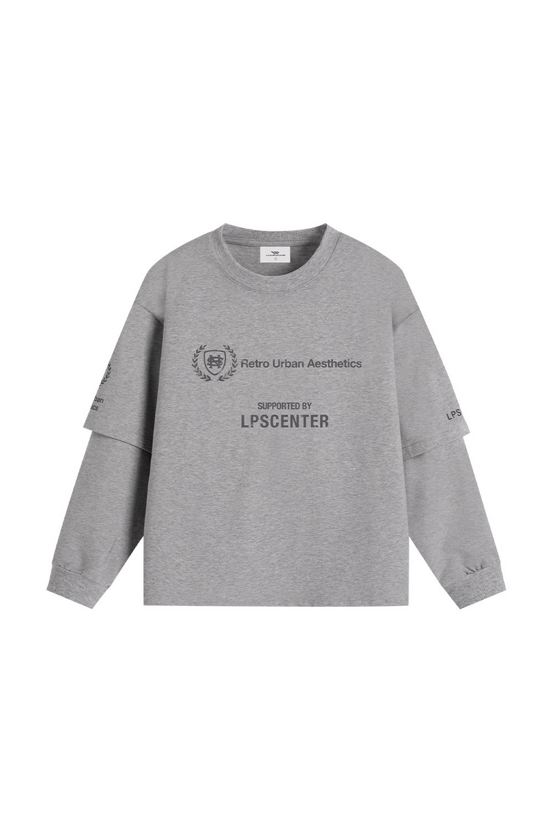 Layered Graphic Long Sleeve Tee