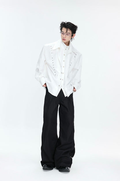 Layered Linen Shirt