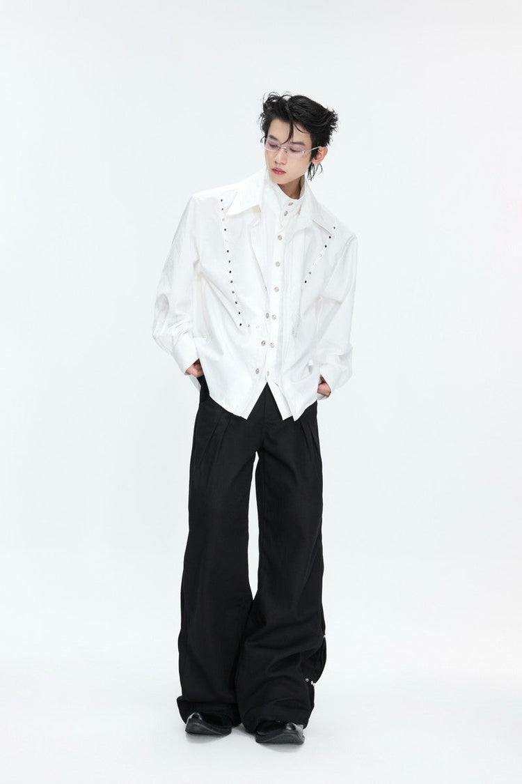 Layered Linen Shirt — Argue Culture — view 2