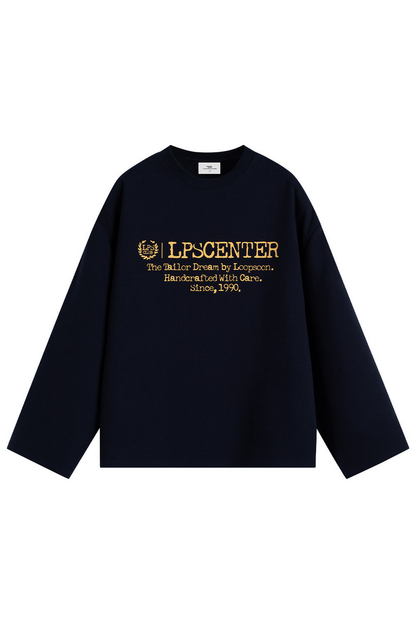 Contrast Print Long Sleeve Tee
