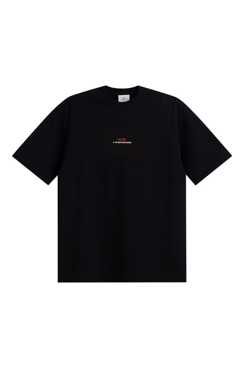 Embroidered Logo Crew Tee