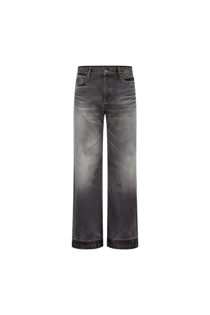 Washed Wide Leg Jeans