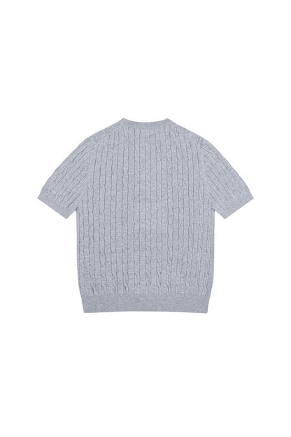 Cable Knit T-Shirt
